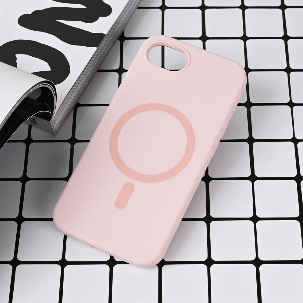 Maska za iPhone 16e Magsafe Pure color roze