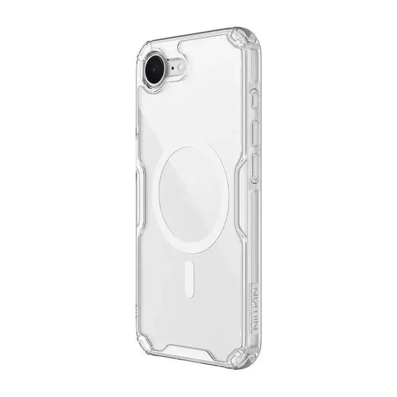 Maska za iPhone 16e Nillkin Nature Pro Magnetic bela