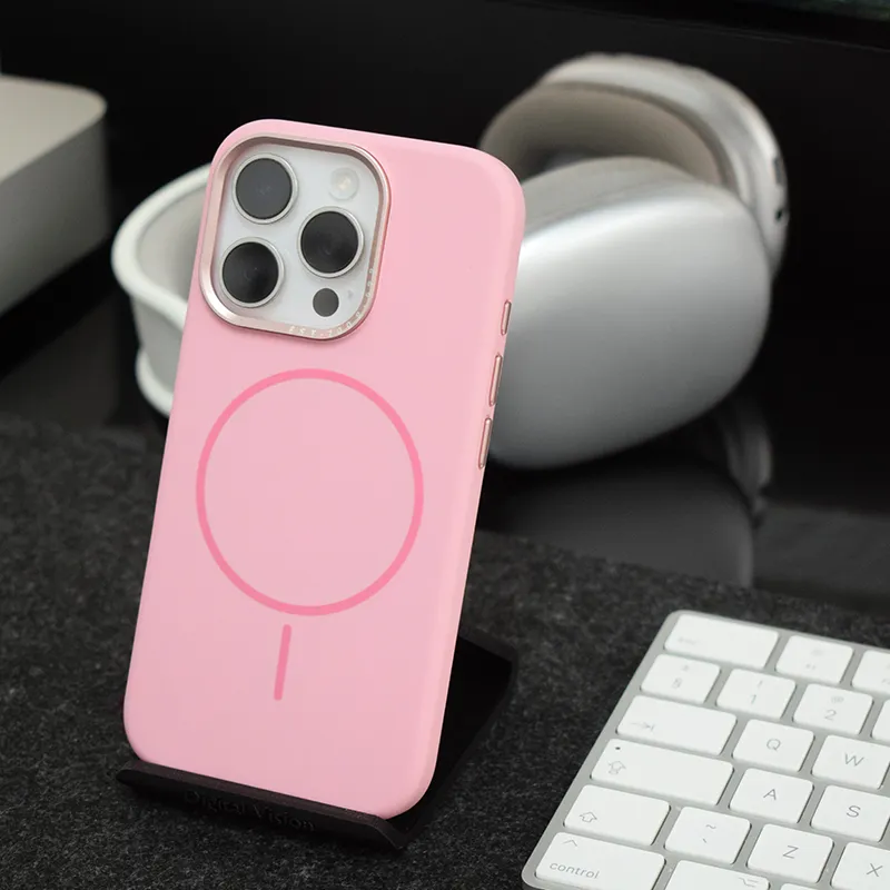 Maska za iPhone 16e powder rose Mag Case Nanobit Pure