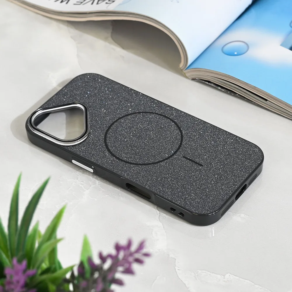 Maska za iPhone 17 6.3 Magsafe Sparkle Dust crna