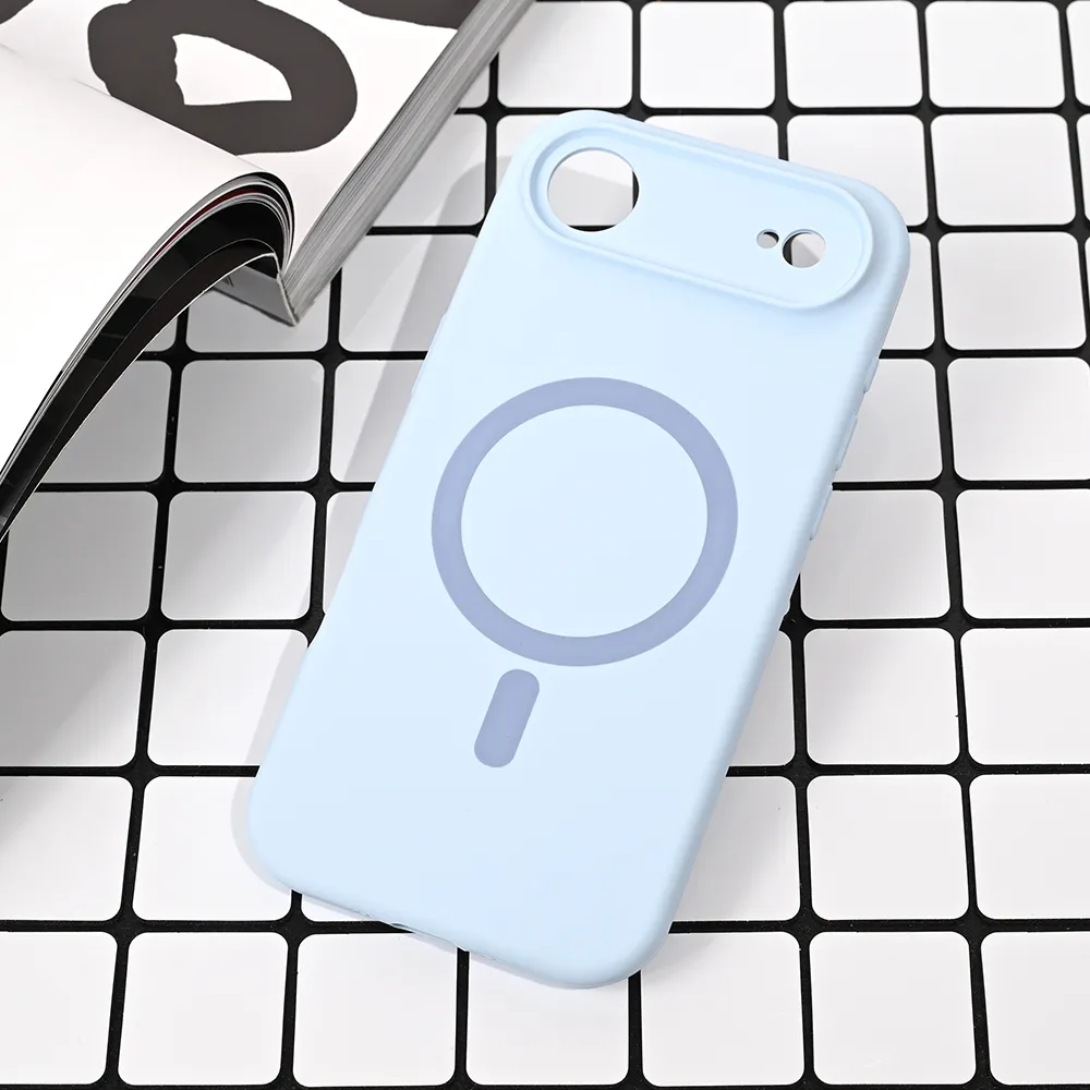 Maska za iPhone 17 Air 6.6 svetlo plava Magsafe Pure color