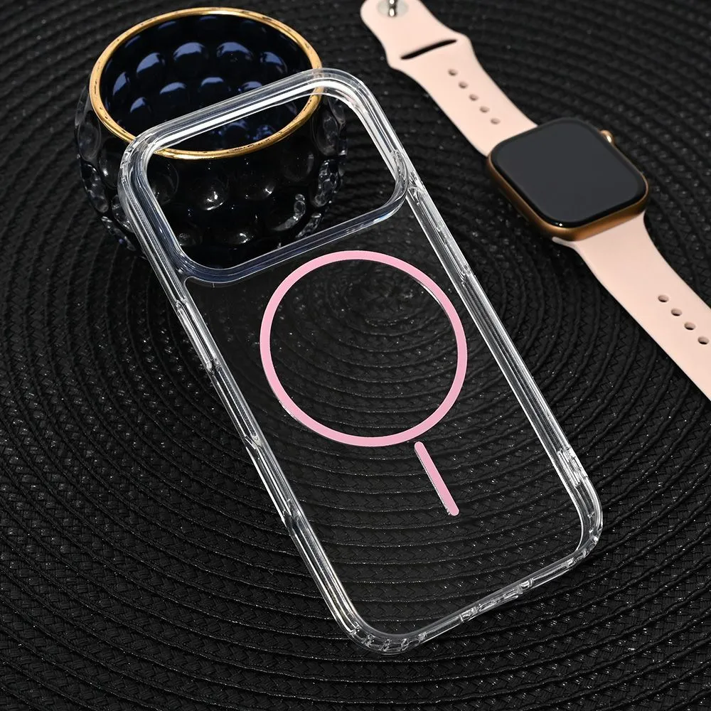 Maska za iPhone 17 Pro 6.3 Color Line Magsafe roze