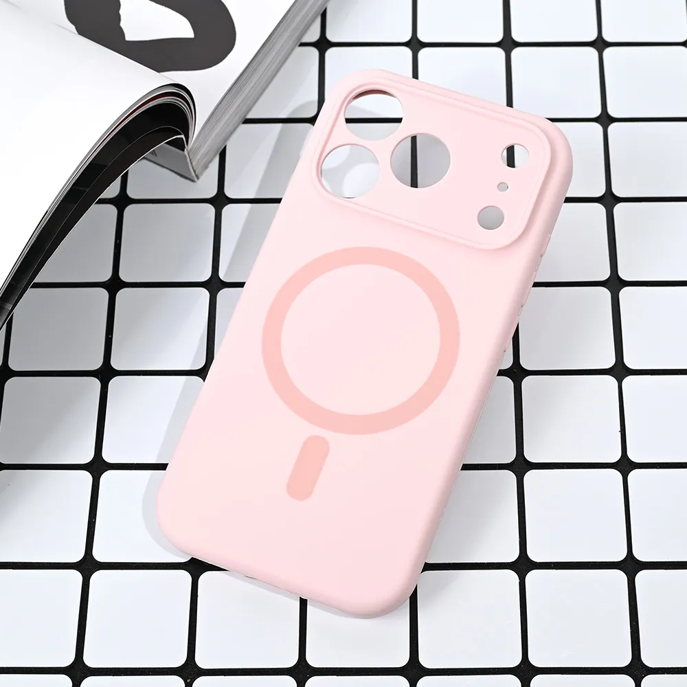 Maska za iPhone 17 Pro 6.3 roze Magsafe Pure color