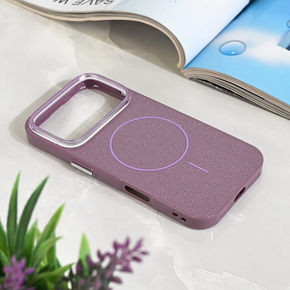 Maska za iPhone 17 Pro 6.3 Magsafe Sparkle Dust ljubičasta