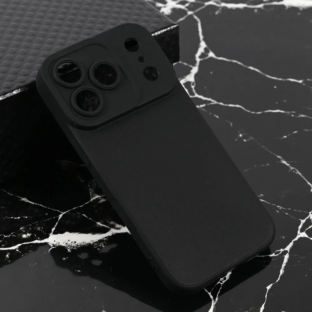 Maska za iPhone 17 Pro 6.3 mat crna Teracell Giulietta