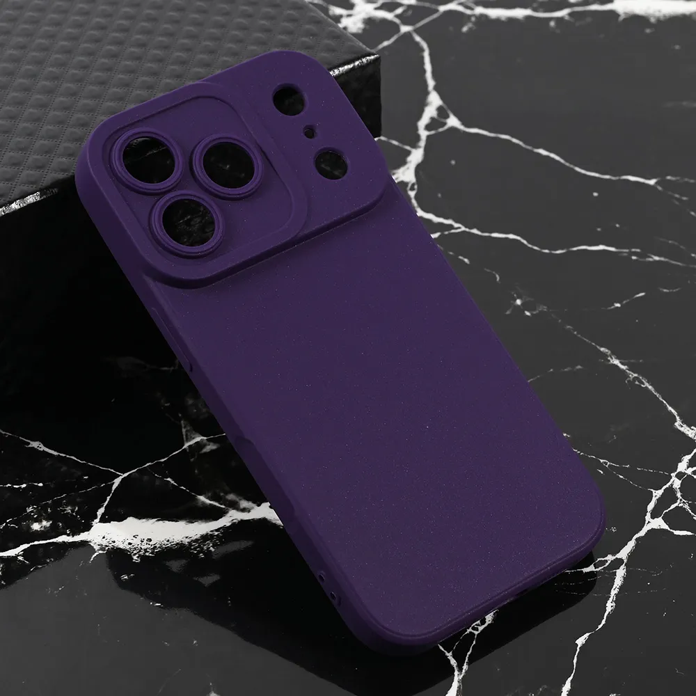 Maska za iPhone 17 Pro 6.3 mat tamno ljubicasta Teracell Giulietta