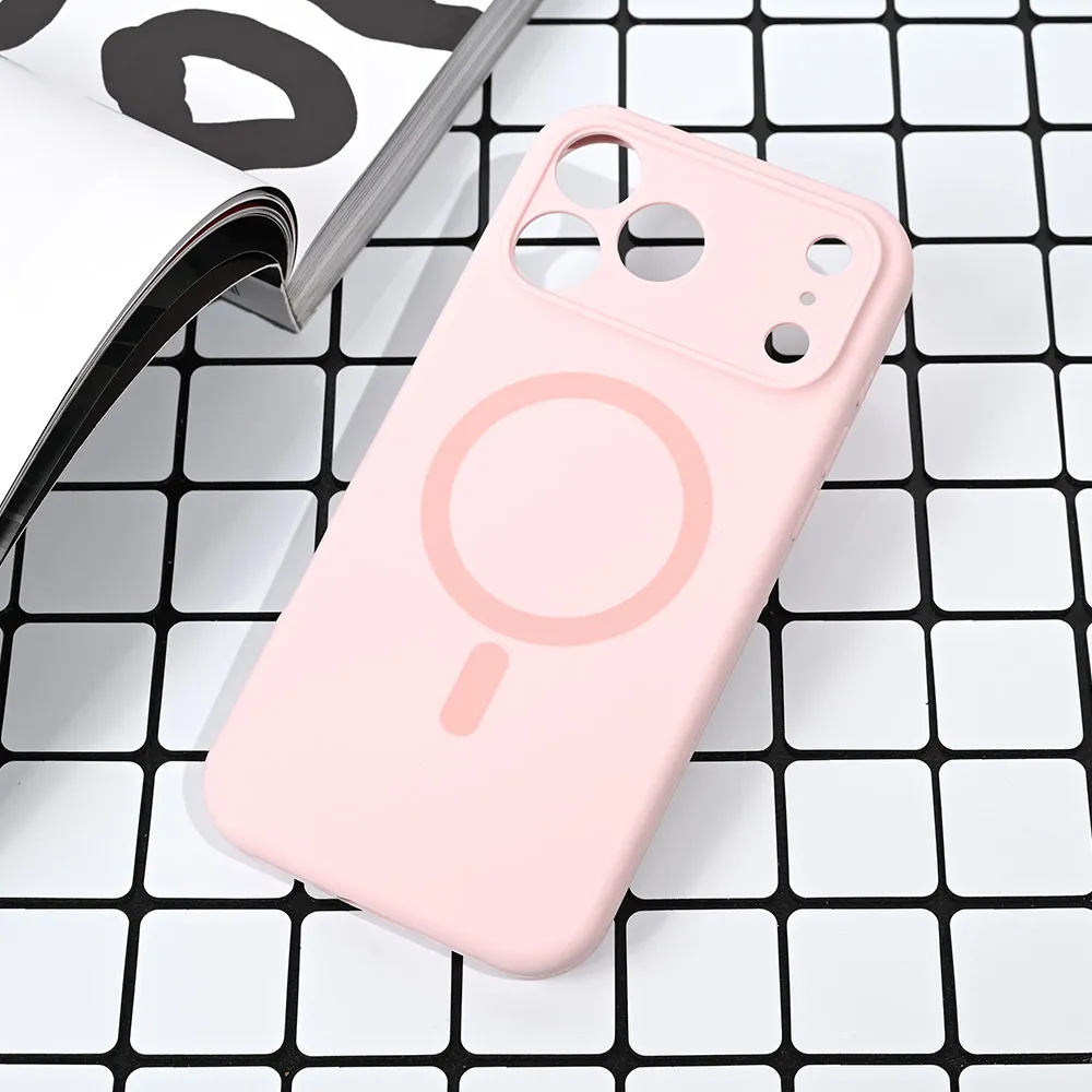 Maska za iPhone 17 Pro Max 6.9 roze Magsafe Pure color