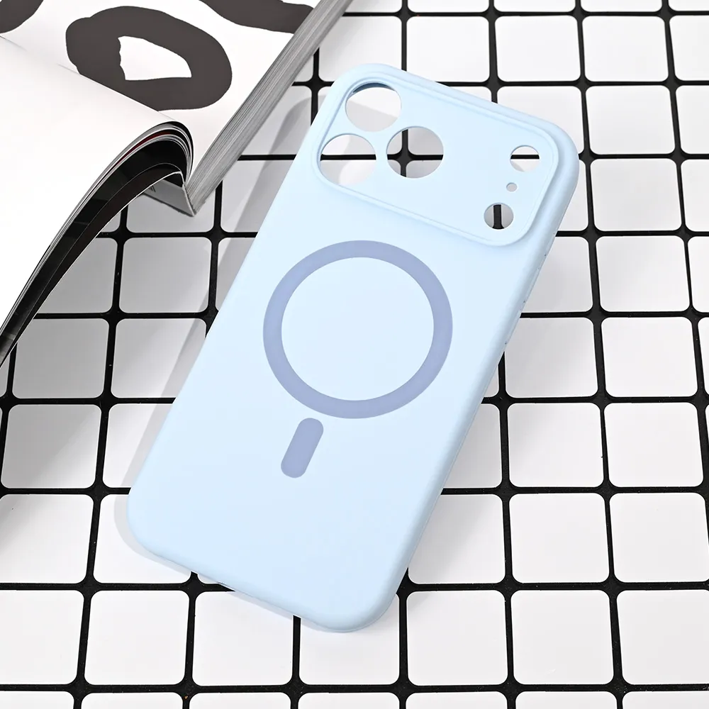 Maska za iPhone 17 Pro Max 6.9 svetlo plava Magsafe Pure color