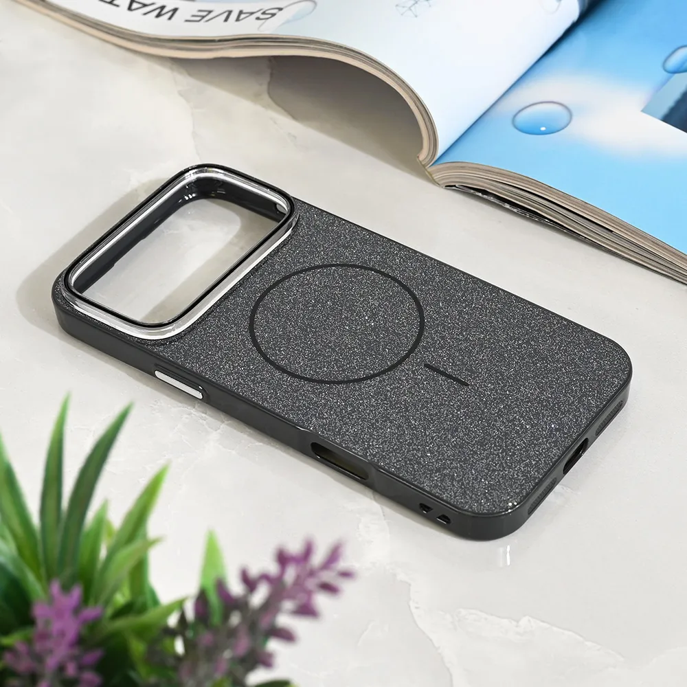 Maska za iPhone 17 Pro Max 6.9 Magsafe Sparkle Dust crna