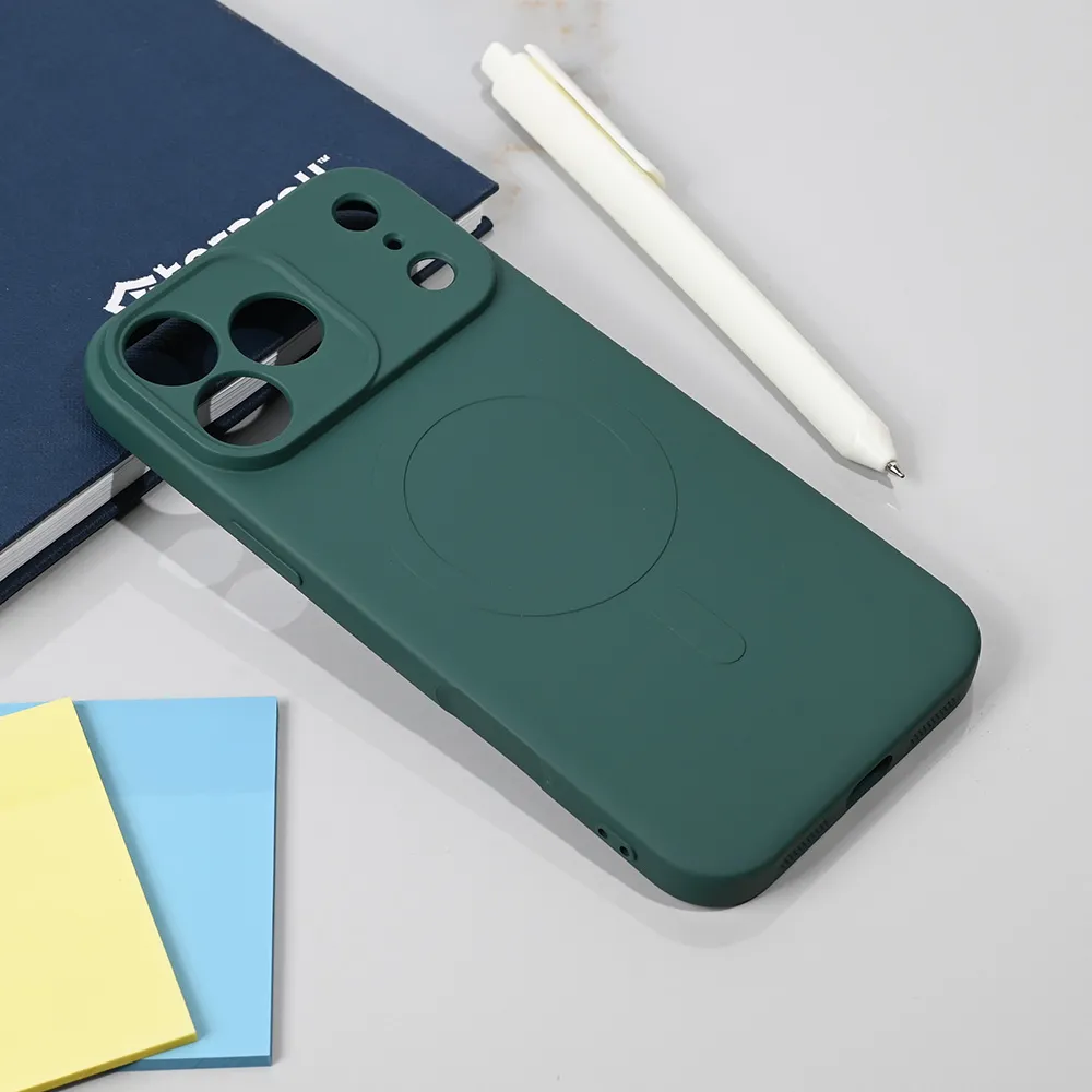 Maska za iPhone 17 Pro Max 6.9 tamno zelena Teracell Giulietta Magsafe