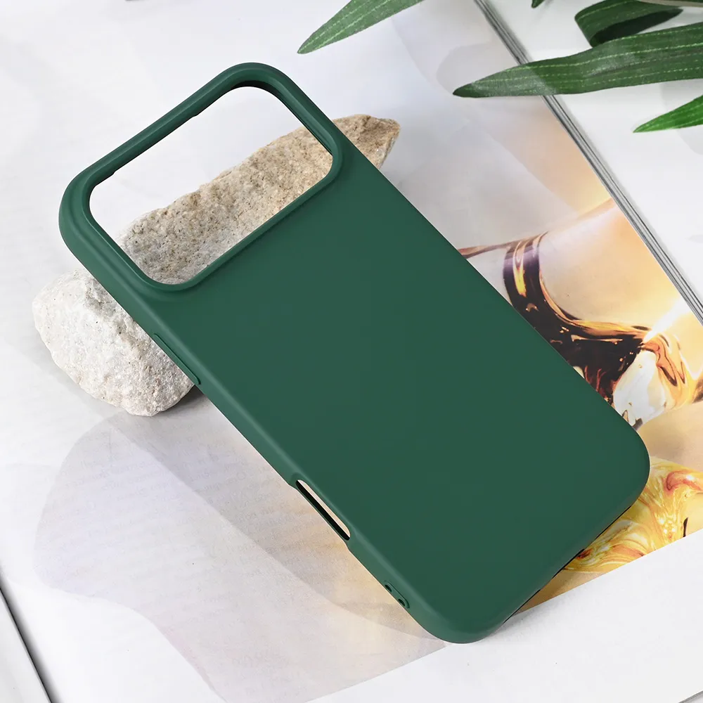 Maska za iPhone 17 Pro Max 69 Teracell Soft Velvet tamno zelena
