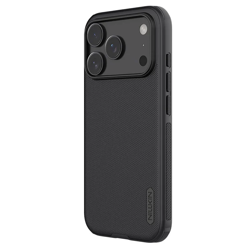 Maska za iPhone 17 Pro Max (bez otvora za logo) Nillkin Super Frosted Shield Pro crna