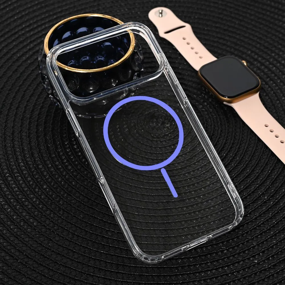 Maska za iPhone 17 Pro Max Magsafe Color Line ljubičasta