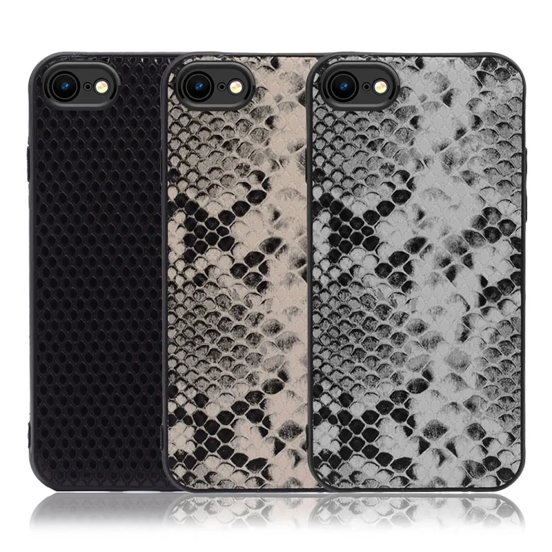 Maska za iPhone 6 krem Snake leather