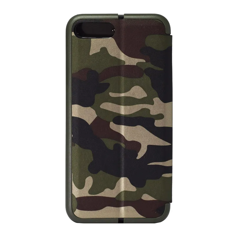 Maska za iPhone 7 Plus/ 8 Plus na preklop Army flip cover zelena