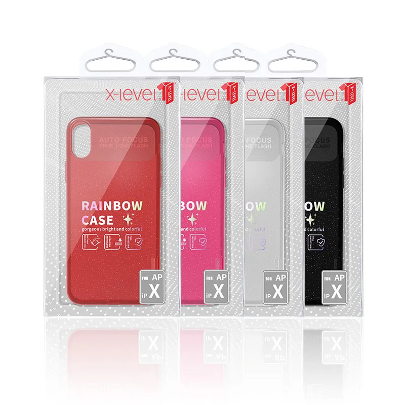 Maska za iPhone 7 Plus/ 8 Plus X-Level Rainbow transparent