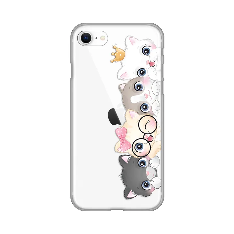Maska za iPhone 7/8/SE 2020/2022 Cats Silikonska Print Skin