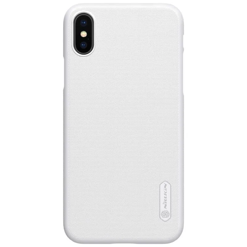 Maska za iPhone X/ iPhone XS bela Nillkin Super Frosted Shield