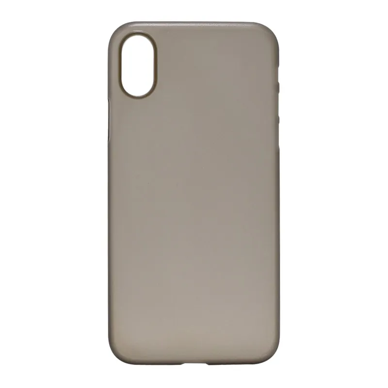 Maska za iPhone X/ XS providno Usams Naked shell crna