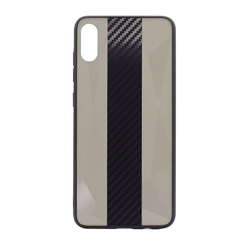 Maska za iPhone XR siva Carbon Line