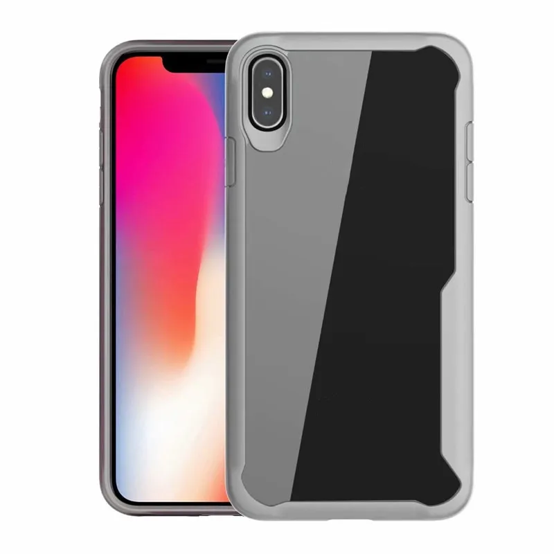Maska za iPhone XS Max Modern Style siva