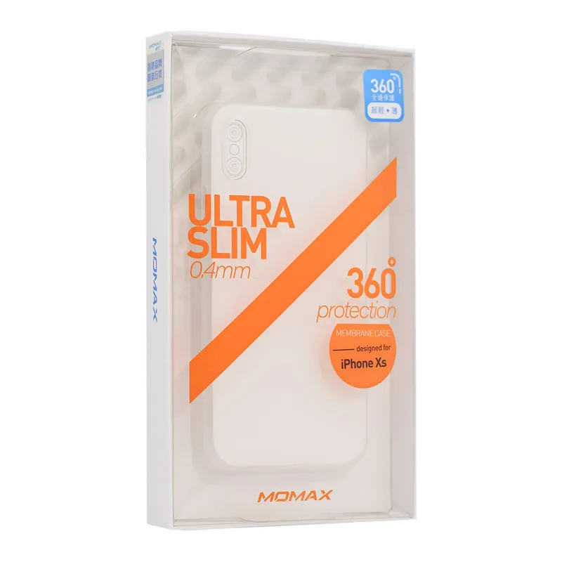 Maska za iPhone XS Momax Future Membrane 03mm bela