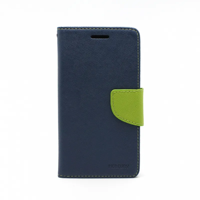 Maska za Lenovo A5000 na preklop Mercury tamno plava-zelena