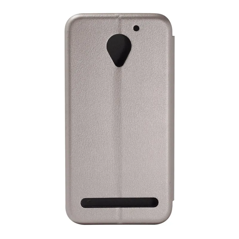 Maska za Lenovo Vibe C2 srebrna na preklop Teracell Flip Premium