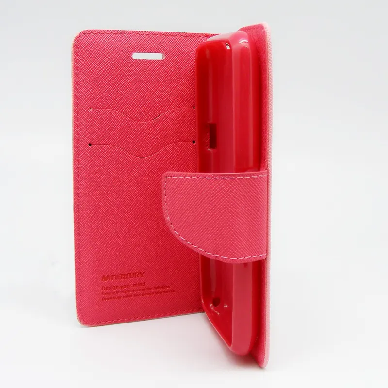 Maska za LG G3 pink na preklop Mercury