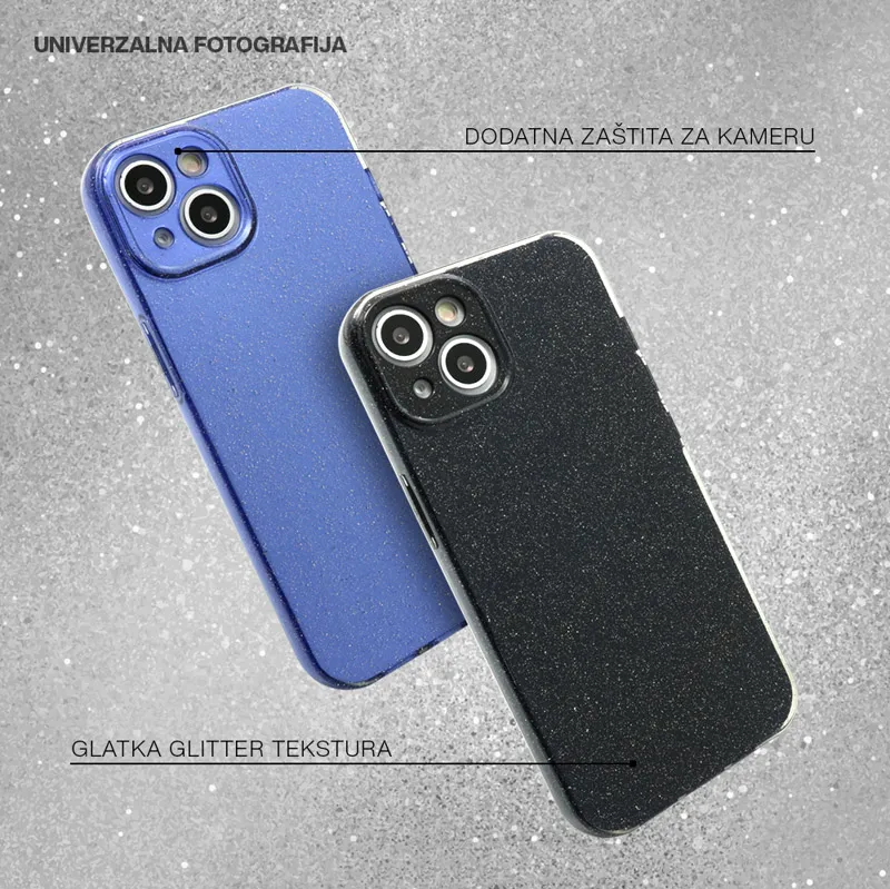 Maska za Motorola G34 Flash Crystal plava