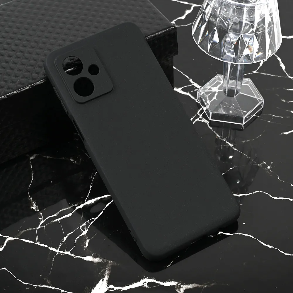 Maska za Motorola Moto G54 mat crna silikonska Ultra Thin