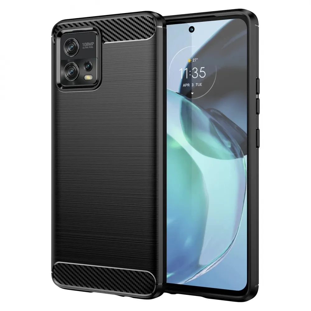 Maska za Motorola Moto G72 crna Defender Safeguard
