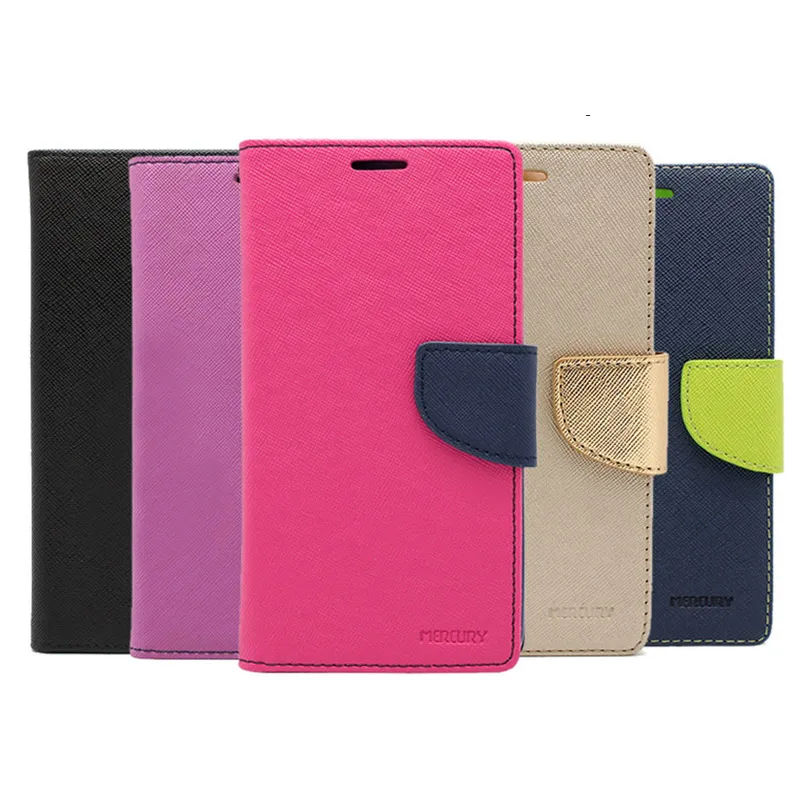 Maska za Motorola Moto G8 Plus na preklop Mercury crna
