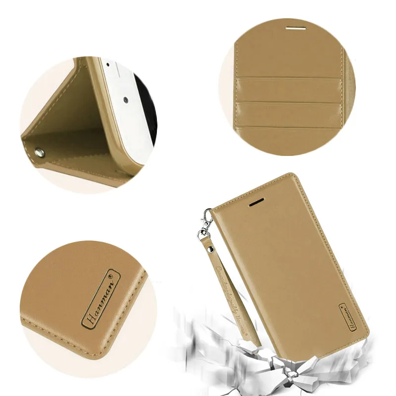 Maska za Nokia 21 zlatna na preklop Hanman Minor