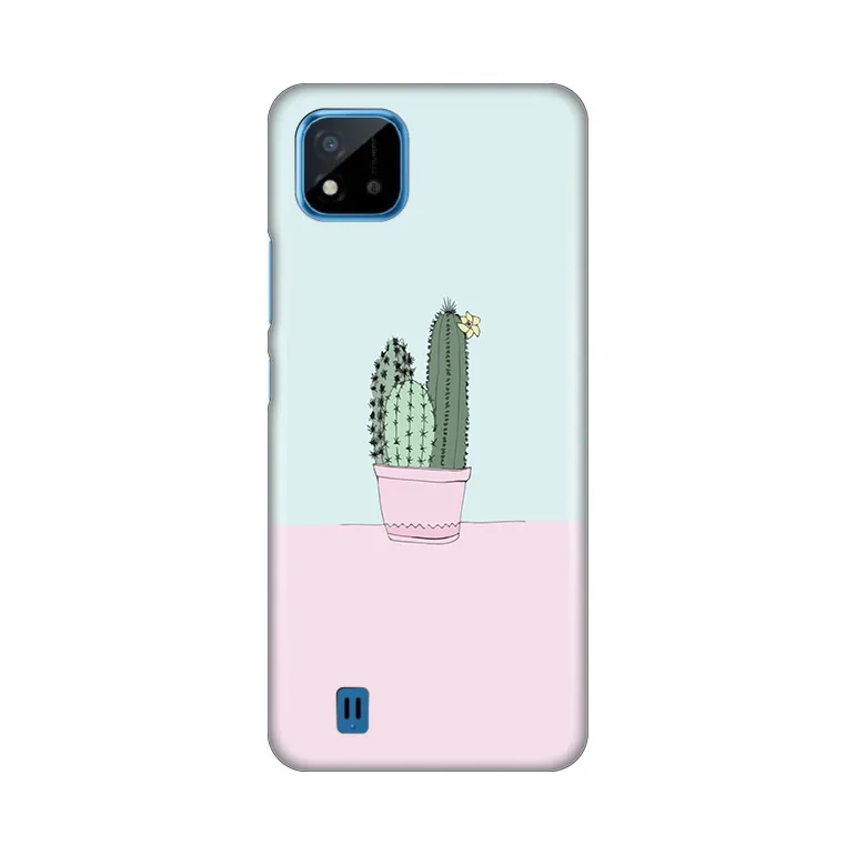 Maska za Realme C11 2021/C20 Cactus Silikonska Print