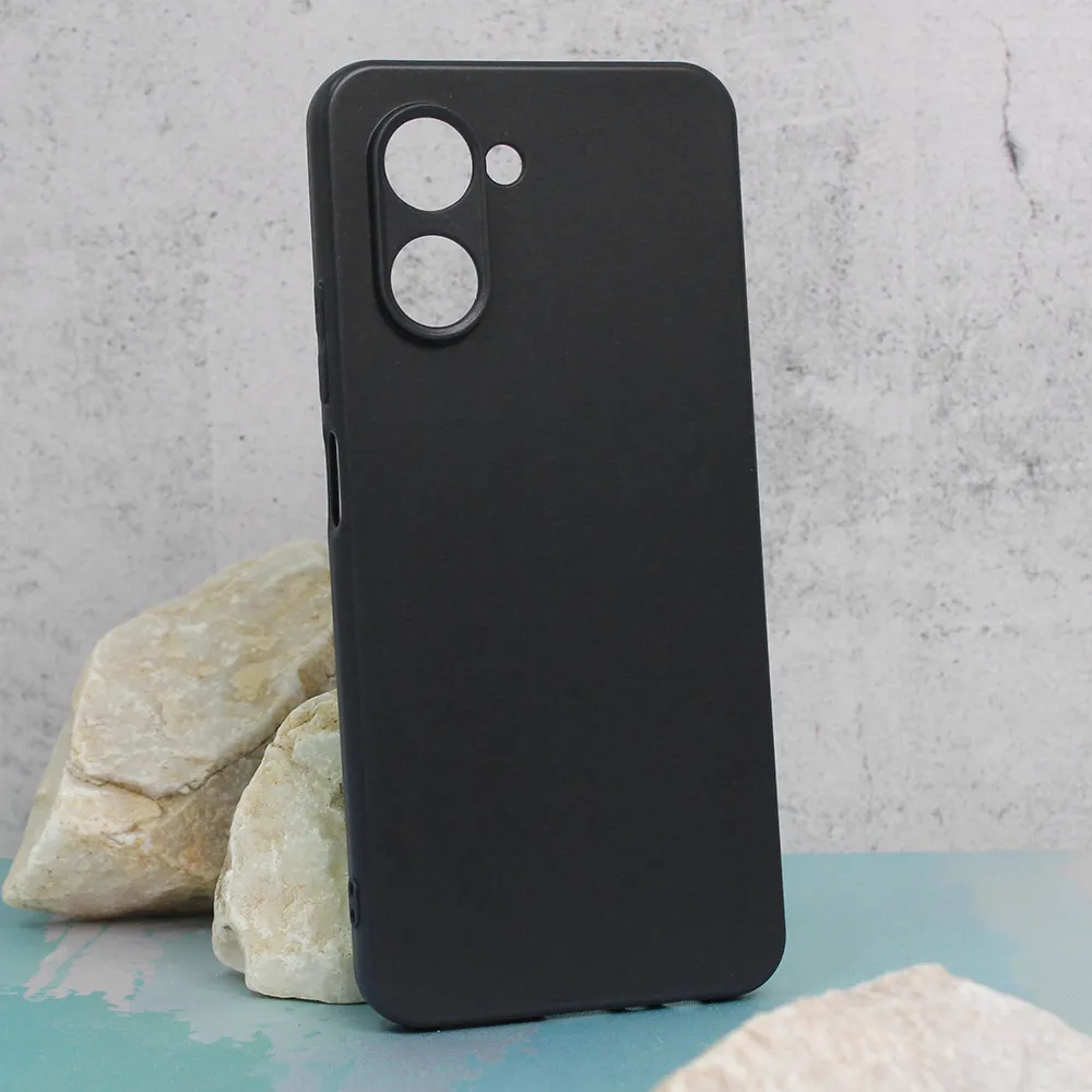 Maska za Realme C33 silikonska Arctic crna