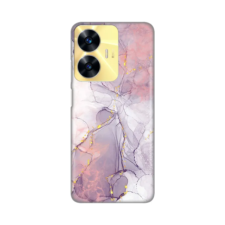 Maska za Realme C55 Silikonska Print Pink Marble