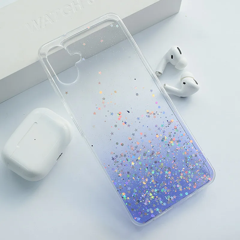 Maska za Samsung A06/ A065F Stardust ljubičasta