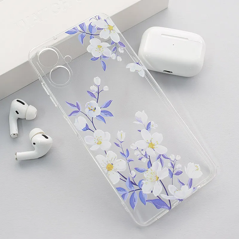 Maska za Samsung A06/ A065F White Blossom Nanobit Print