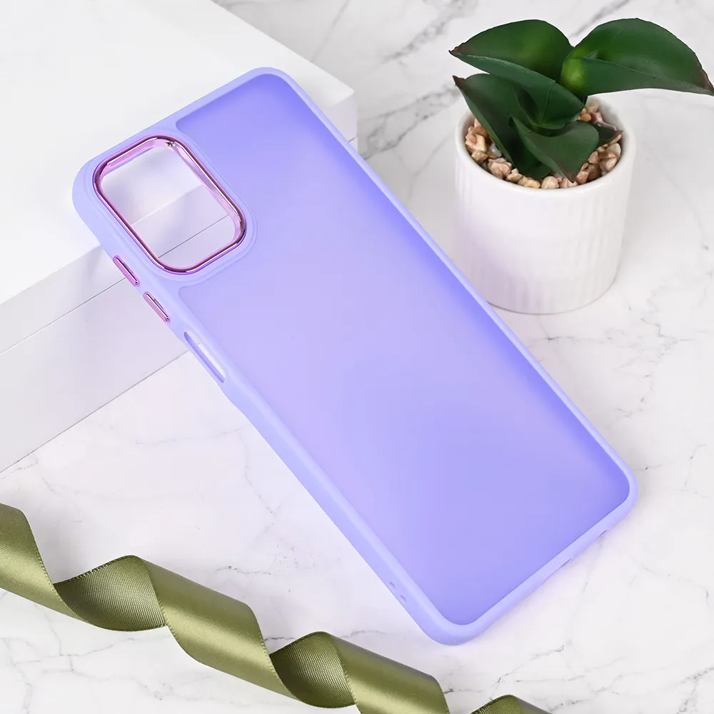 Maska za Samsung A075F Galaxy A07 4G Shining Camera ljubičasta