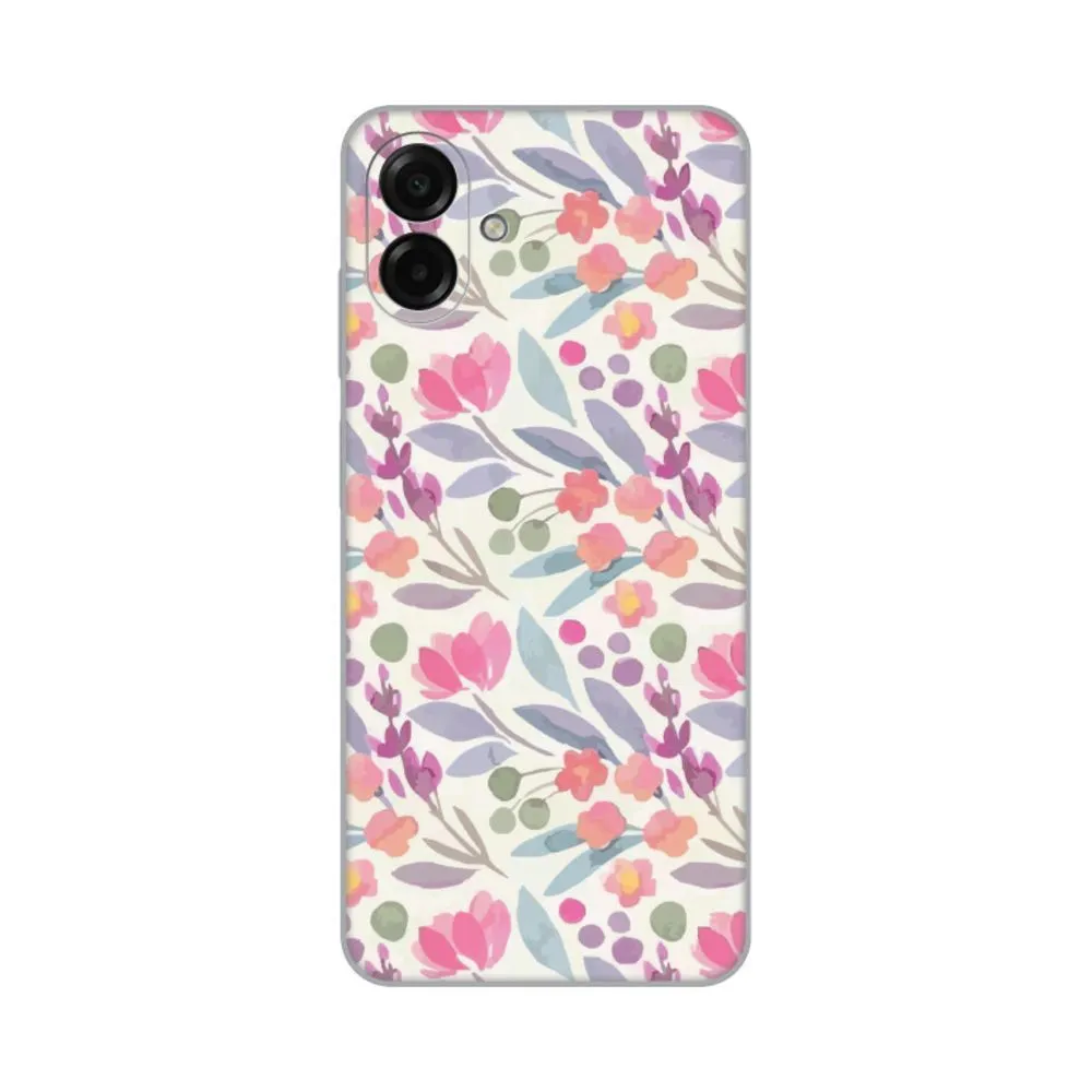 Maska za Samsung A075F Galaxy A07 Watercolor Flowers Silikonska Print