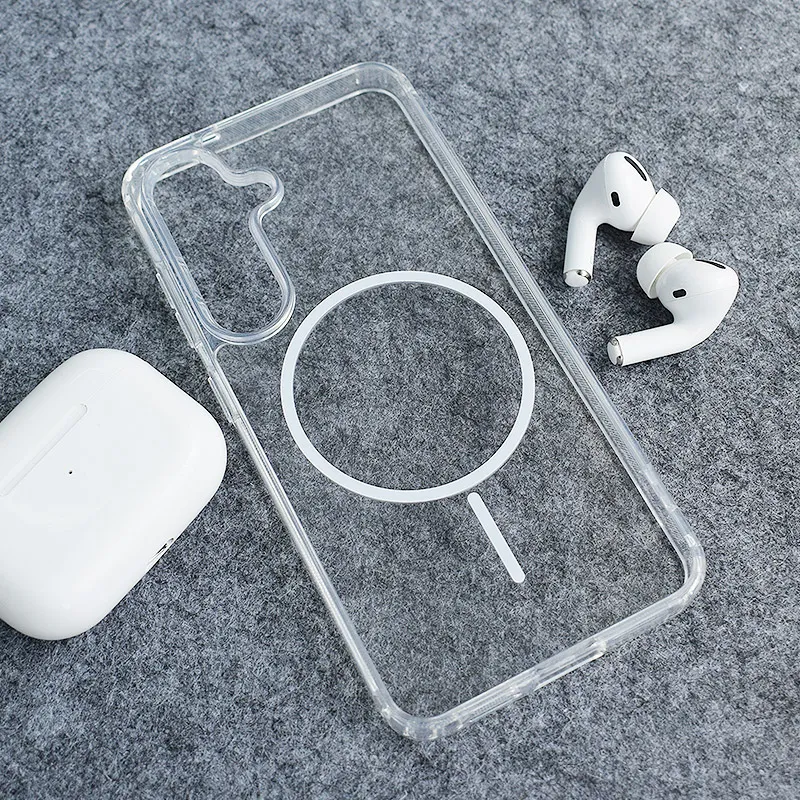 Maska za Samsung A16 5G/ A166B Mag Case Clear Slim bela