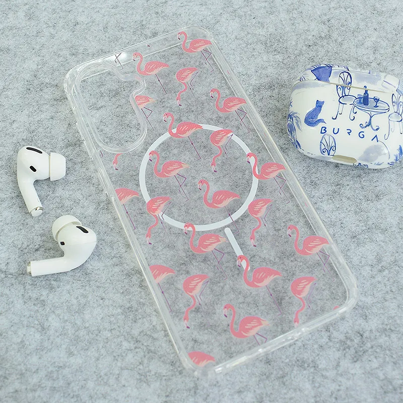 Maska za Samsung A16 5G/ A166B Tropical Flamingos Mag Case Nanobit Print