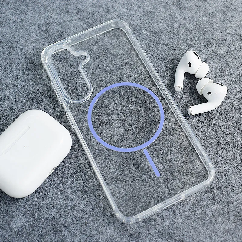 Maska za Samsung A26 5G/ A266B  Mag Case Clear Slim ljubičasta
