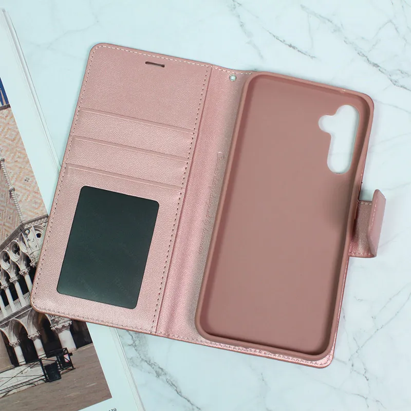 Maska za Samsung A34 5G/ A346B na preklop Hanman Mill roze