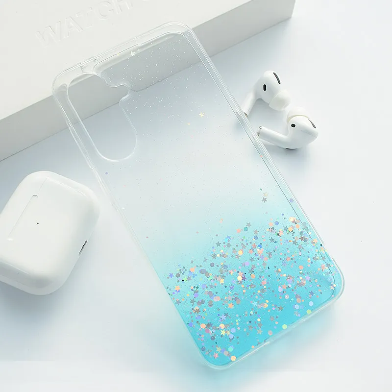 Maska za Samsung A36 5G/A366B tirkiz Stardust