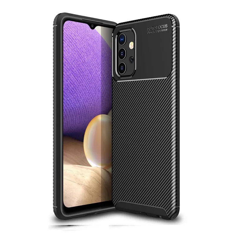 Maska za Samsung A52 4G/ A525F/ A52 5G/ A526B/ A52S/ A528B Carbon Defender crna