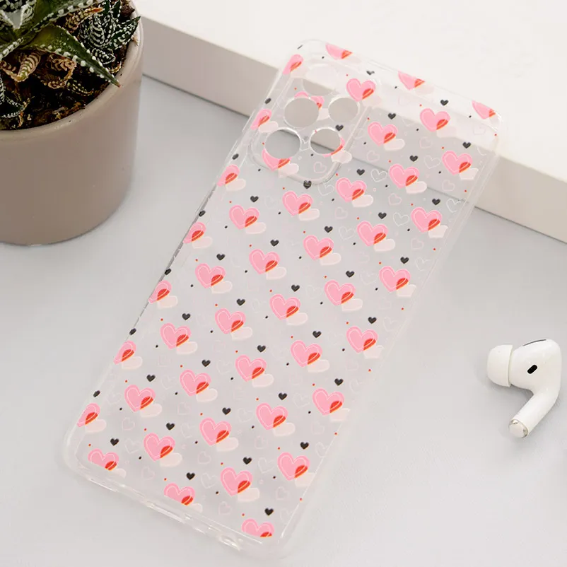 Maska za Samsung A52 4G/ A525F/ A52 5G/ A526B/ A52S/ A528B Hearts Nanobit Print