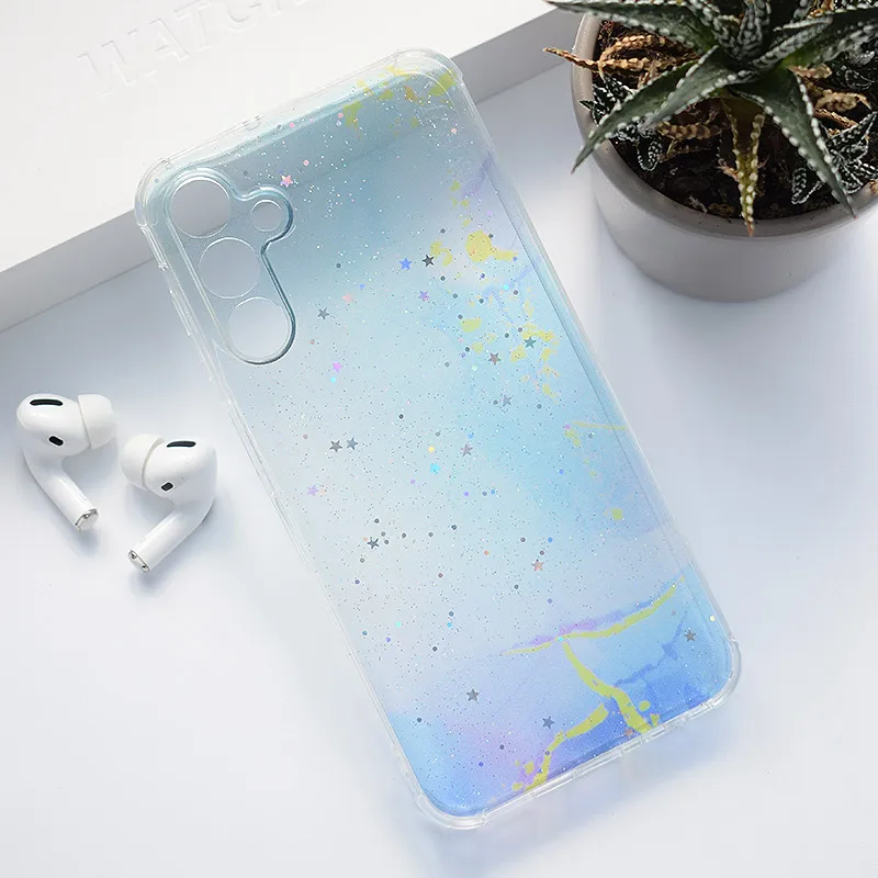 Maska za Samsung A55 5G/ A556B Fluid Color svetlo plava