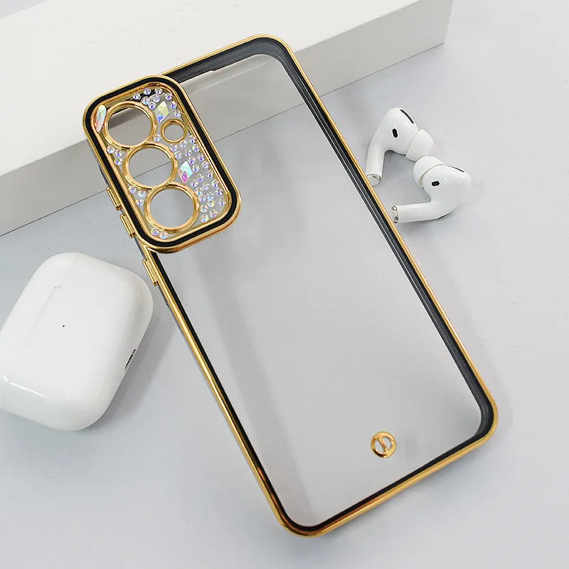 Maska za Samsung A55 5G/ A556B Luxury Crystal Clear crna